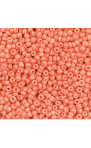 Glas rocailles kralen 11/0 (2mm) Camelia peach